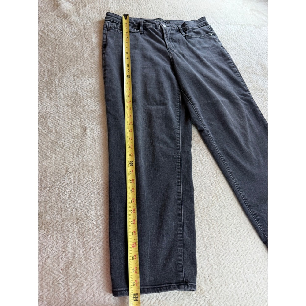 Athleta Sculptek Straight Leg Jeans Washed Black Denim Size 10 RN 54023 - Picture 10 of 16